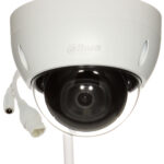 2MP Wi-Fi IP куполна камера с IR подсветка и вандалоустойчив корпус  Надеждна и дискретна камера за външен монтаж – идеална за входове, сгради и офиси без нужда от кабели -  IPCHDBW1230DESW- 0280B